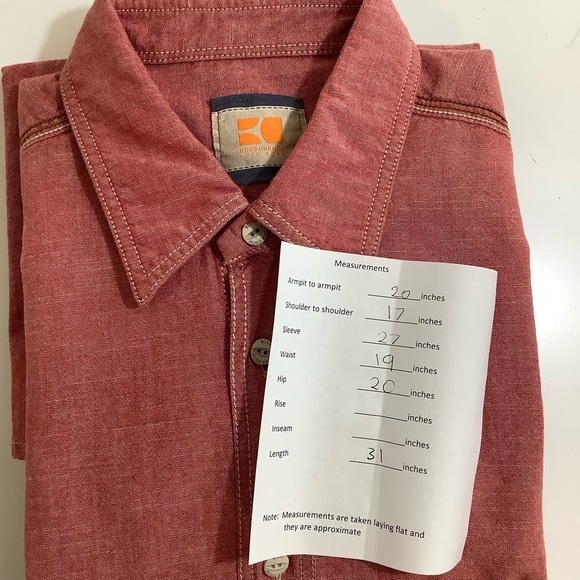 Hugo Boss Boss button down casual shirt size M EUC - Picture 15 of 15